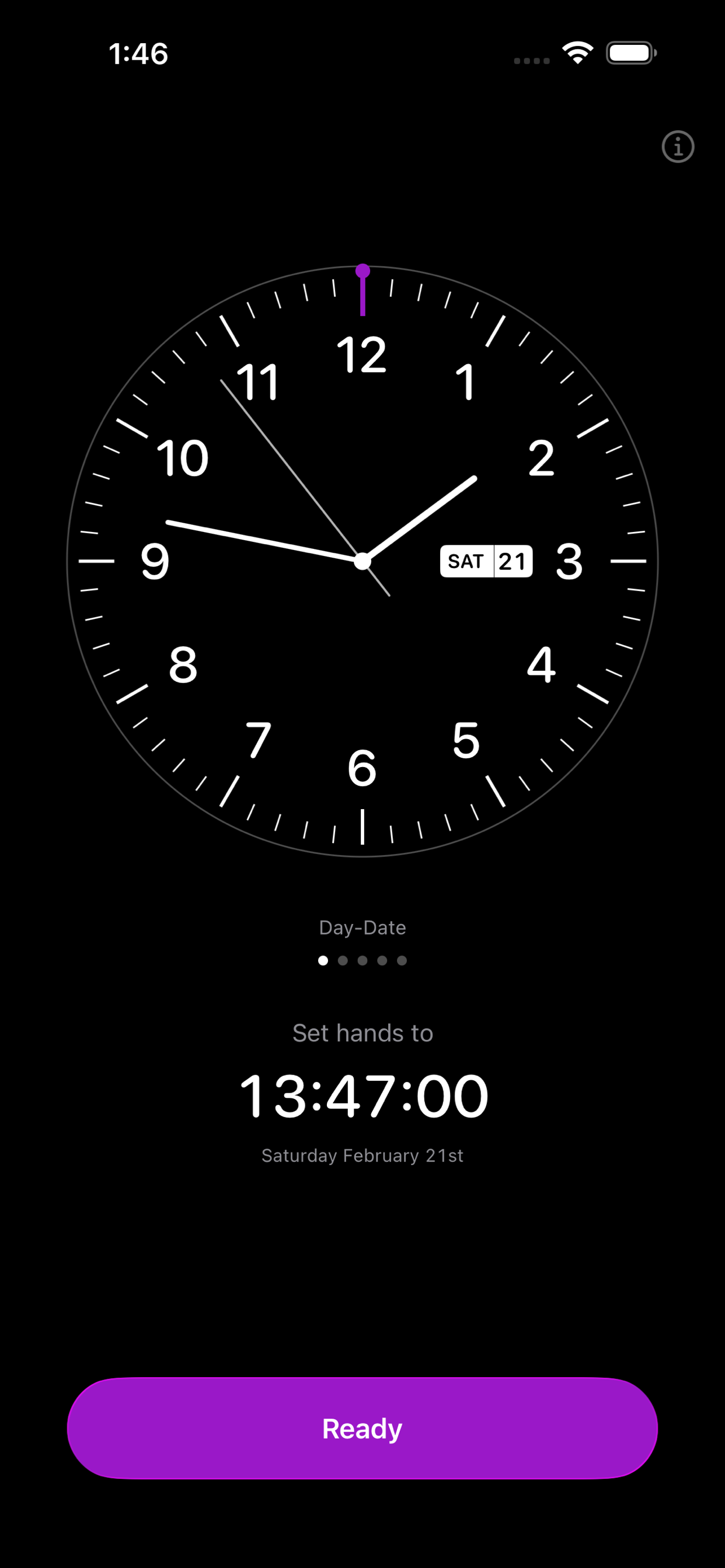 ChronoSync Day-Date watch face